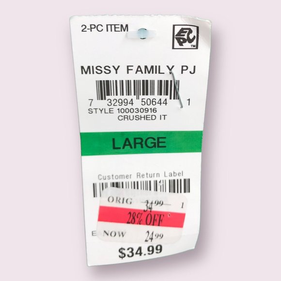 ^ Macys NWT Family PJs Nutcracker Crushed It Holiday Large Green Pajama Shirt - Picture 5 of 5